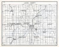 Lucas County Map, Iowa State Atlas 1930c